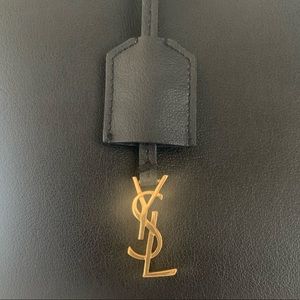SAINT LAURENT shopper / black